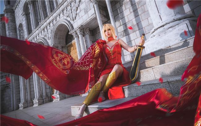 《FATE》尼禄斗兽场cosplay