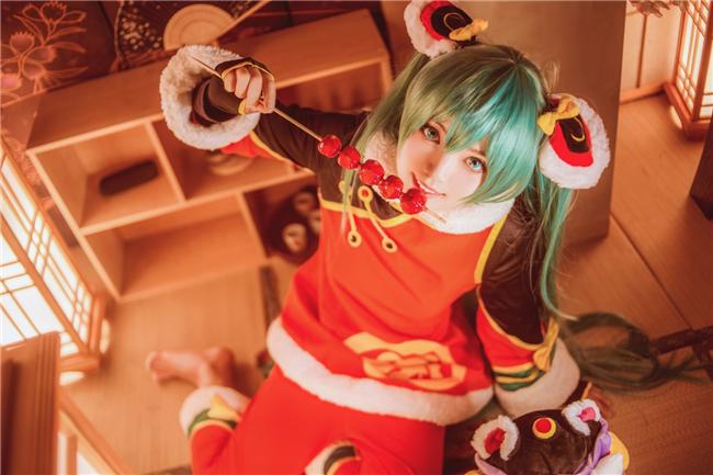 《Vsinger》新年初音 cosplay,cosplay图片,二次元图片