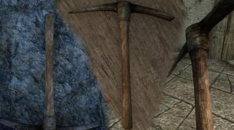 上古卷轴5：重置版MOD 现实高清镐柄