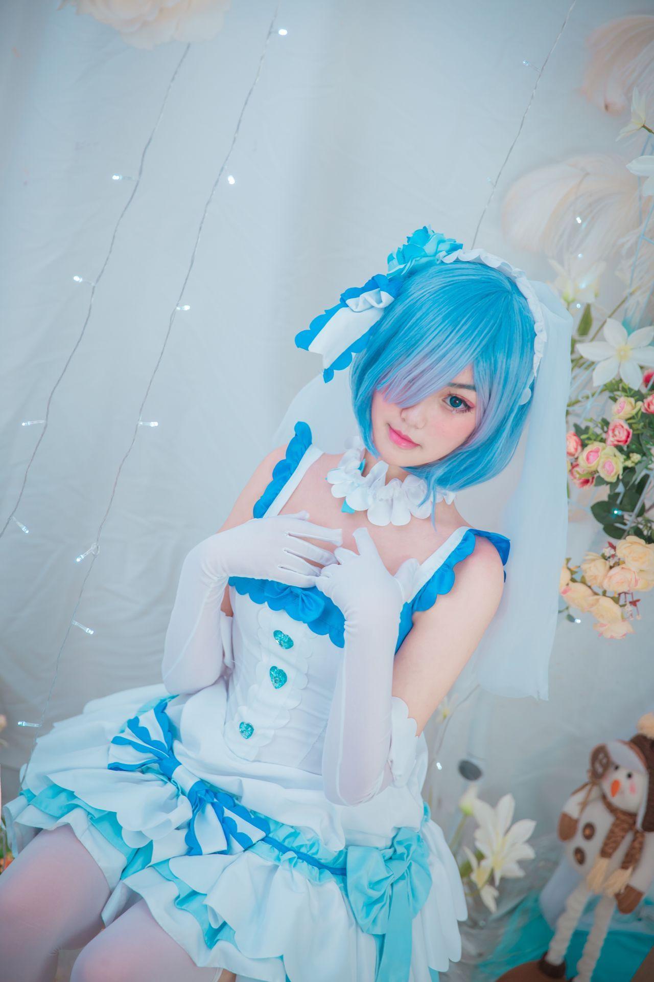 蕾姆花嫁cosplay,cosplay图片,二次元图片