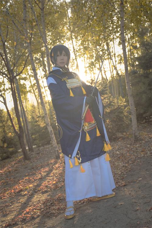 《刀剑乱舞》三日月宗近x鹤丸国永cosplay,cosplay图片,二次元图片