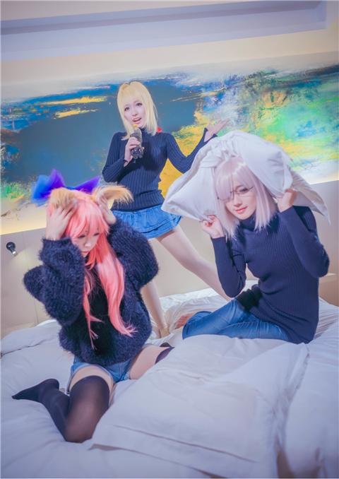 《FATE》同人毛衣cosplay,cosplay图片,二次元图片