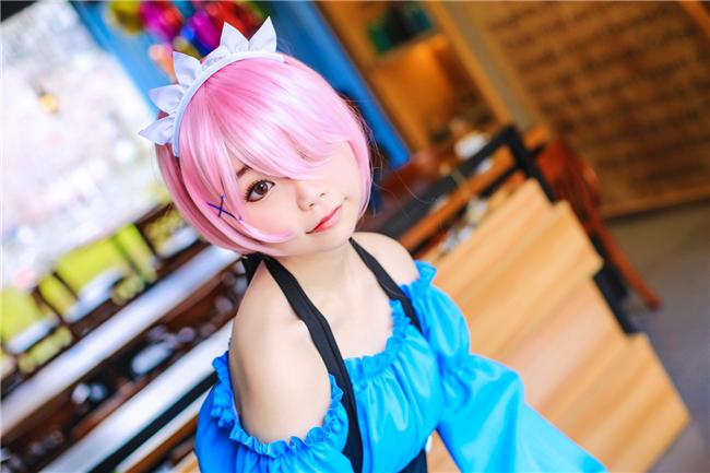 《从零开始的异世界生活》拉姆x雷姆cosplay,cosplay图片,二次元图片
