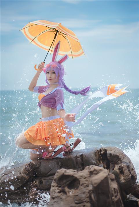 《王者荣耀》公孙离cosplay 蜜橘之夏