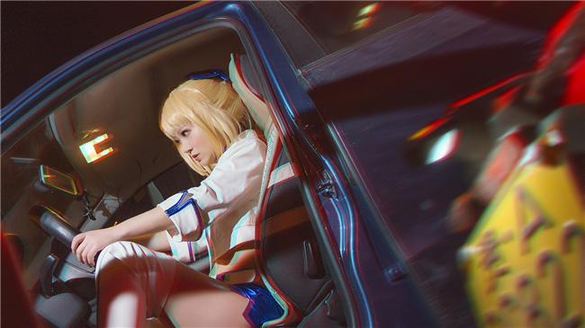 《FATE》赛车娘sabercosplay