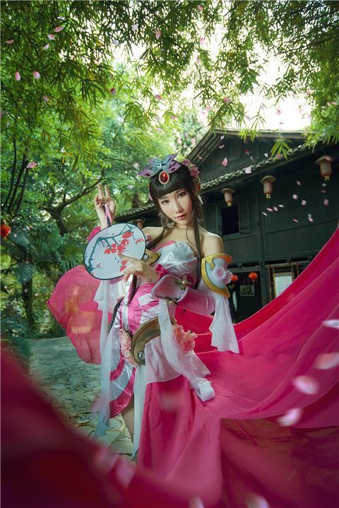 《王者荣耀》甄姬游园惊梦 cosplay