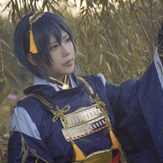 《刀剑乱舞》三日月宗近x鹤丸国永cosplay,cosplay图片,二次元图片