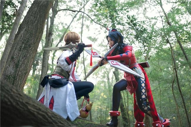 《王者荣耀》阿轲cosplay,cosplay图片,二次元图片