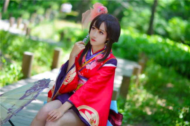 《阴阳师》初始神乐cosplay,cosplay图片,二次元图片