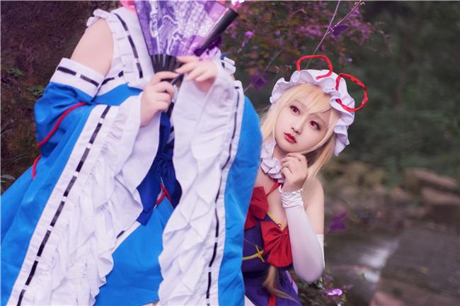 《东方project》八云紫x幽幽子cosplay,cosplay图片,二次元图片