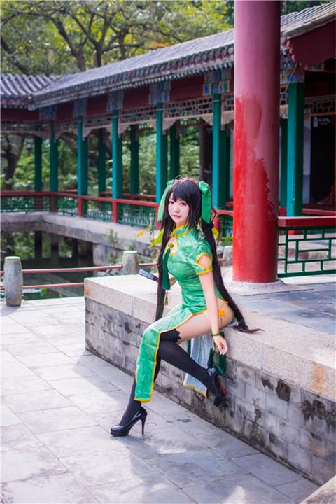 《王者荣耀》孙尚香同人旗袍cosplay,cosplay图片,二次元图片