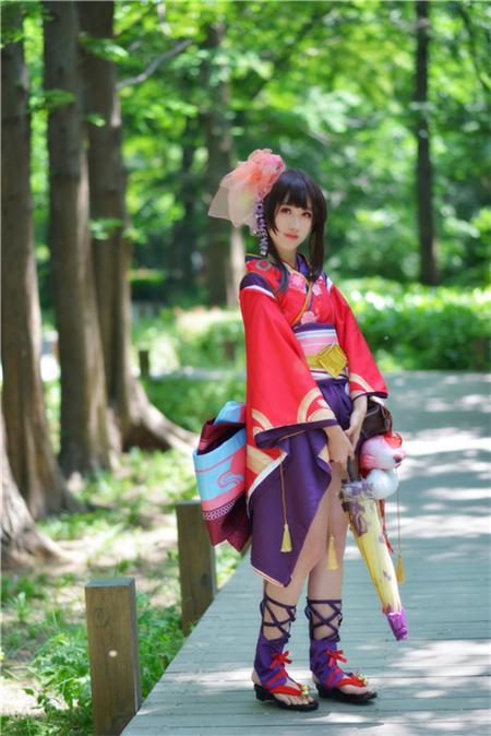 《阴阳师》初始神乐cosplay