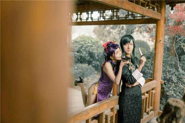 《刀剑乱舞》太郎太刀同人旗袍cosplay,cosplay图片,二次元图片