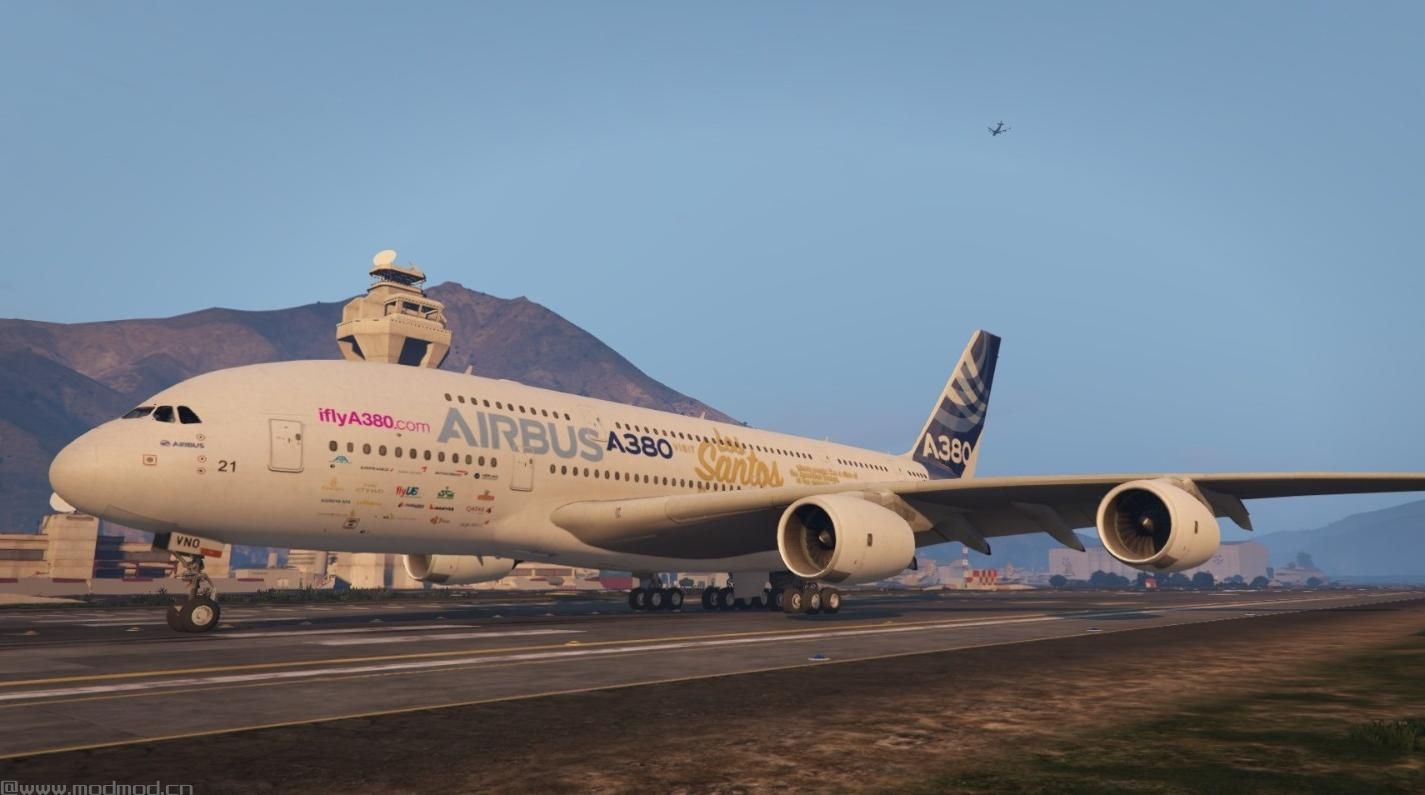 侠盗猎车手5MOD New House Color livery for A380-800
