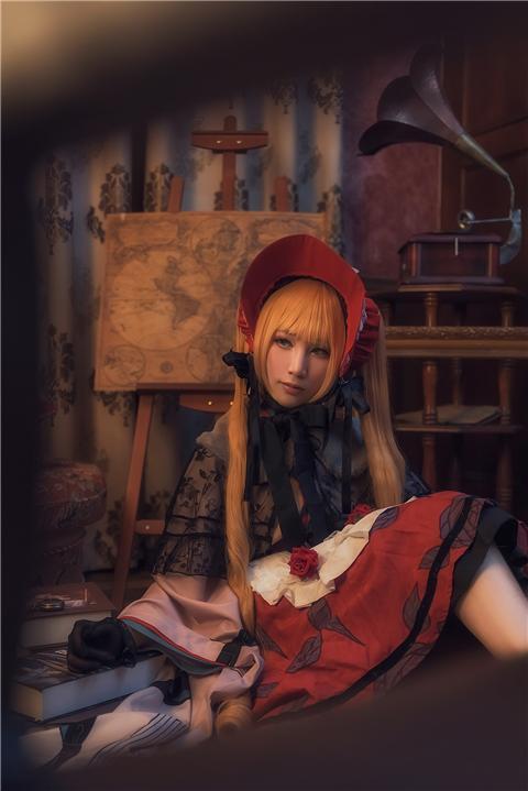 《蔷薇少女》大正和服真红cosplay