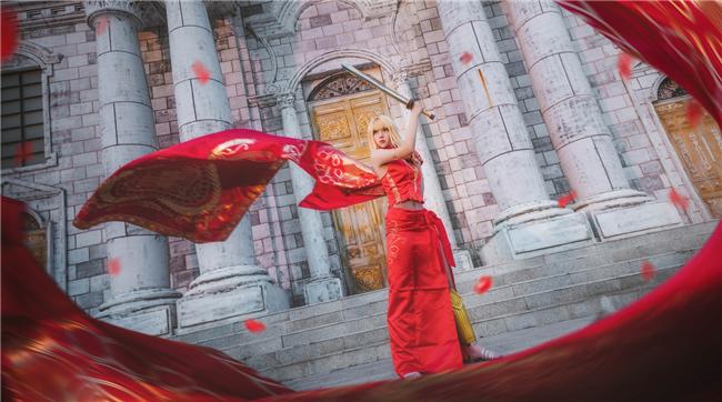 《FATE》尼禄斗兽场cosplay,cosplay图片,二次元图片