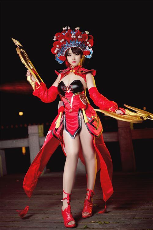 《王者荣耀》虞姬cosplay