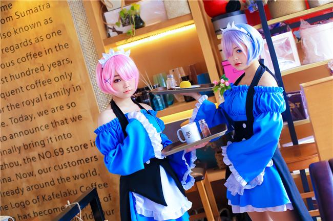 《从零开始的异世界生活》拉姆x雷姆cosplay