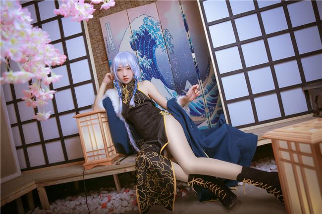 《Vsinger》星辰幽牡丹cosplay,cosplay图片,二次元图片