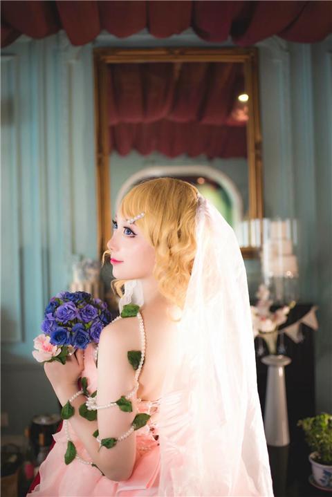 Vsinger 镜音铃 背德之花cosplay,cosplay图片,二次元图片