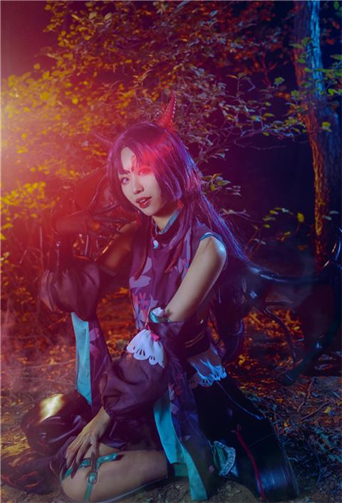 《阴阳师》吸血姬cosplay,cosplay图片,二次元图片