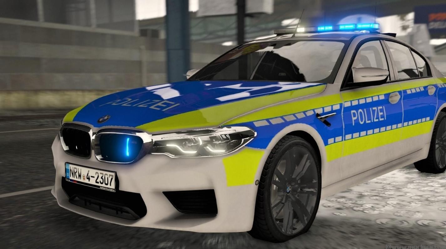 侠盗猎车手5MOD 2018 BMW M5 F90 Polizei NRW