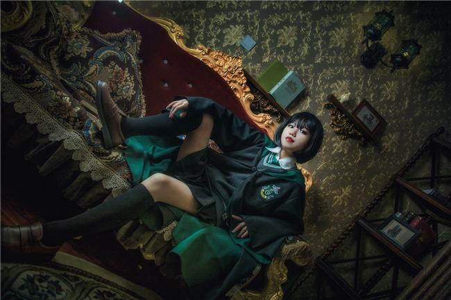 《哈利·波特》潘西·帕金森cosplay,cosplay图片,二次元图片