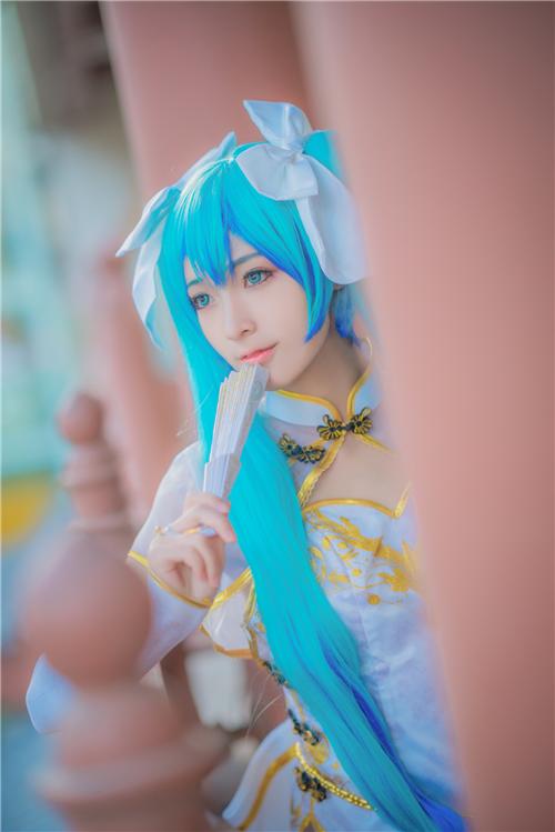 《Vsinger》初音 金丝雀cosplay,cosplay图片,二次元图片