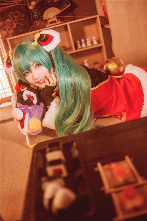 《Vsinger》新年初音 cosplay,cosplay图片,二次元图片