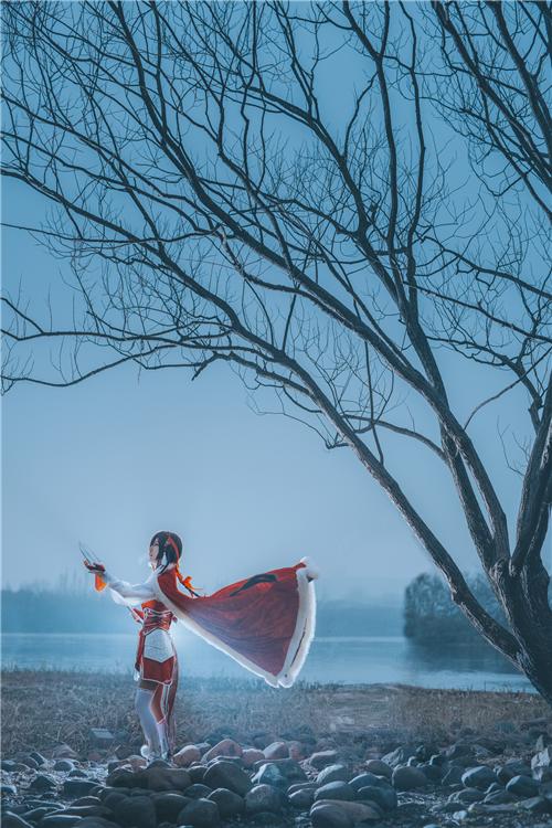 《Vsinger》乐正绫 残月雪cosplay