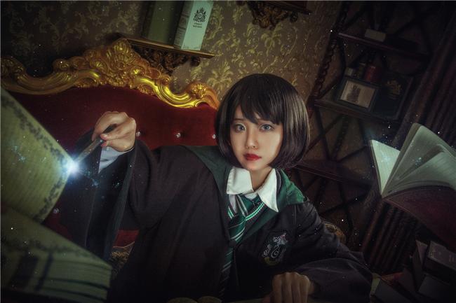 《哈利·波特》潘西·帕金森cosplay