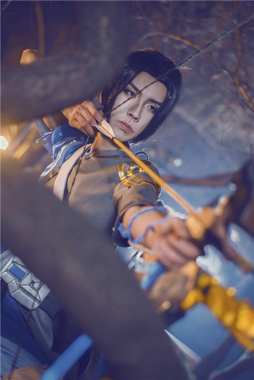 《守望先锋》半藏cosplay