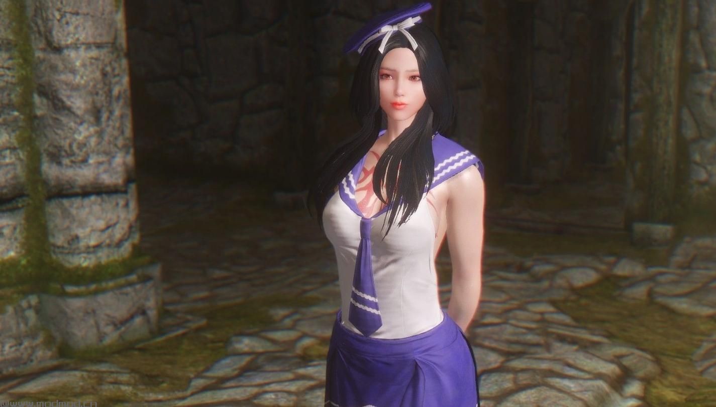 上古卷轴5：天际MOD 放出首件个人移植物品School Unifrom