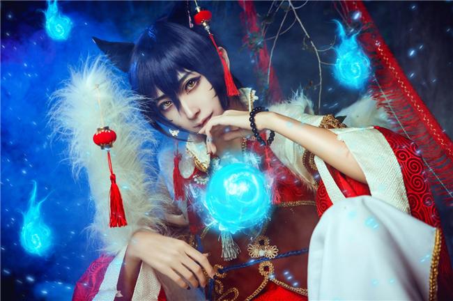 《英雄联盟》九尾妖狐阿狸cosplay,cosplay图片,二次元图片