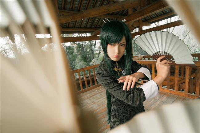 《刀剑乱舞》太郎太刀同人旗袍cosplay,cosplay图片,二次元图片