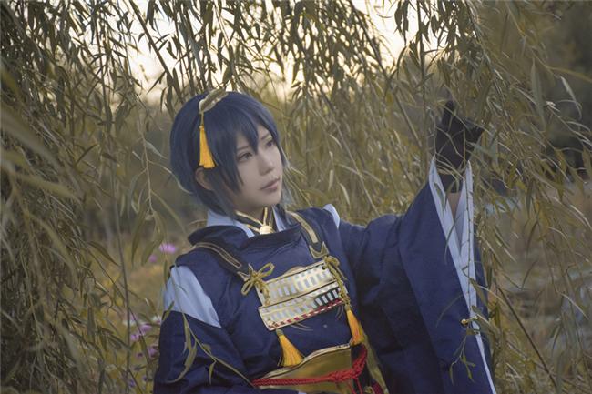 《刀剑乱舞》三日月宗近x鹤丸国永cosplay,cosplay图片,二次元图片