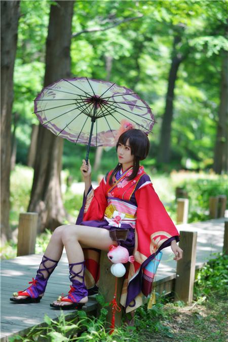 《阴阳师》初始神乐cosplay,cosplay图片,二次元图片