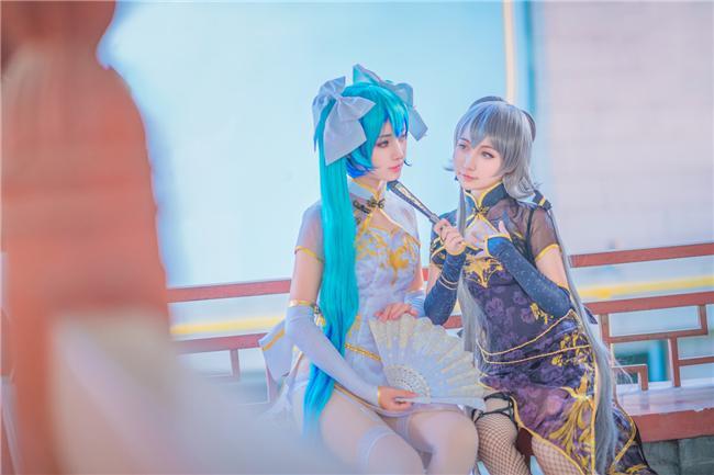 《Vsinger》初音未来&amp;洛天依  cosplay