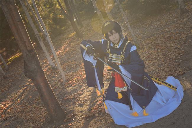 《刀剑乱舞》三日月宗近x鹤丸国永cosplay,cosplay图片,二次元图片