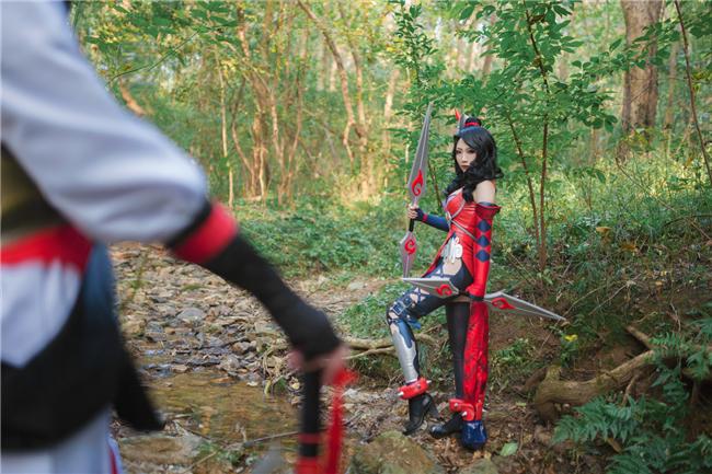 《王者荣耀》阿轲cosplay,cosplay图片,二次元图片