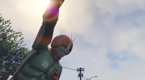 侠盗猎车手5MOD Kamen Rider Nigo & Nigo (Helmeth Black)