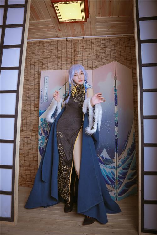 《Vsinger》星辰幽牡丹cosplay,cosplay图片,二次元图片