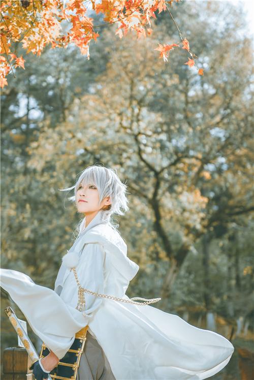 《刀剑乱舞》鹤丸国永cosplay,cosplay图片,二次元图片