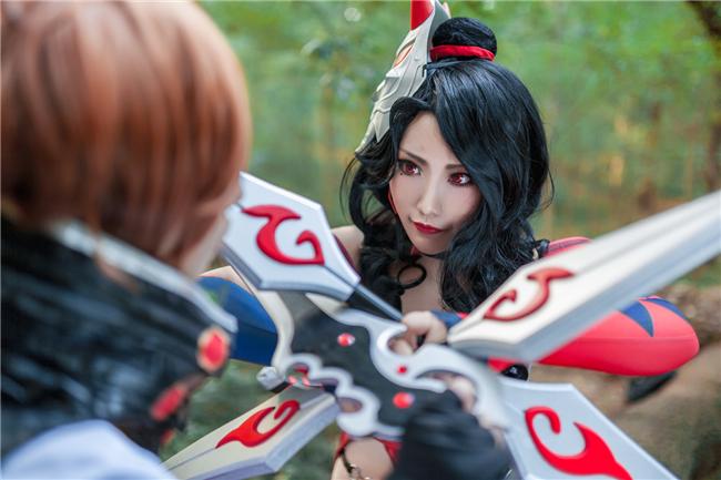 《王者荣耀》阿轲cosplay,cosplay图片,二次元图片