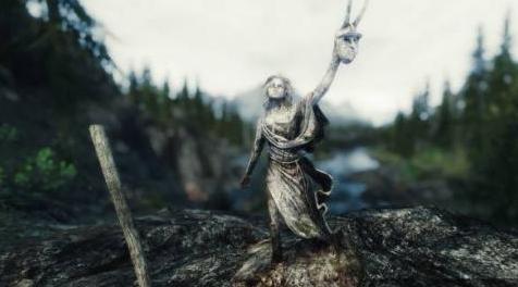 上古卷轴5：天际MOD  Campfire Shrines营火祭坛，可以随时随地获得魔神庇佑
