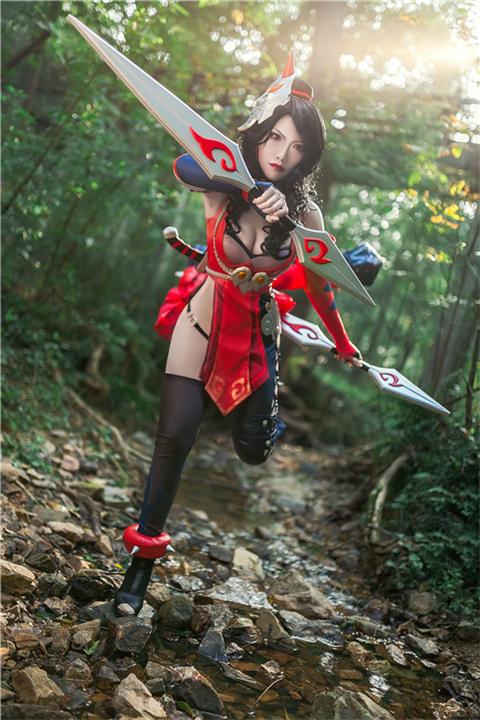 《王者荣耀》阿轲cosplay,cosplay图片,二次元图片