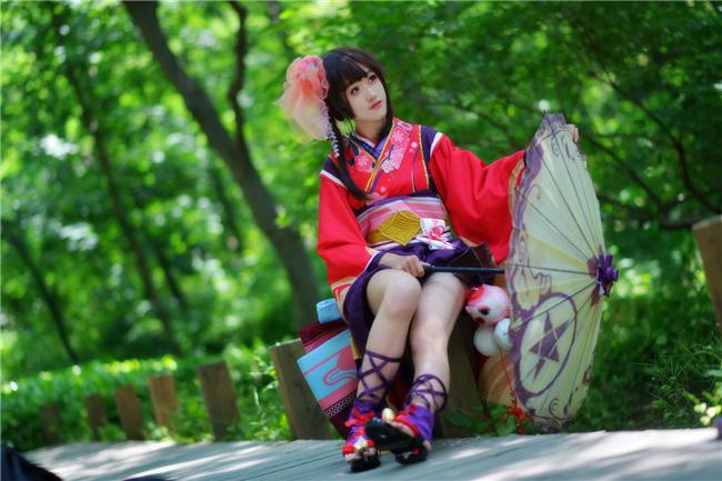 《阴阳师》初始神乐cosplay,cosplay图片,二次元图片