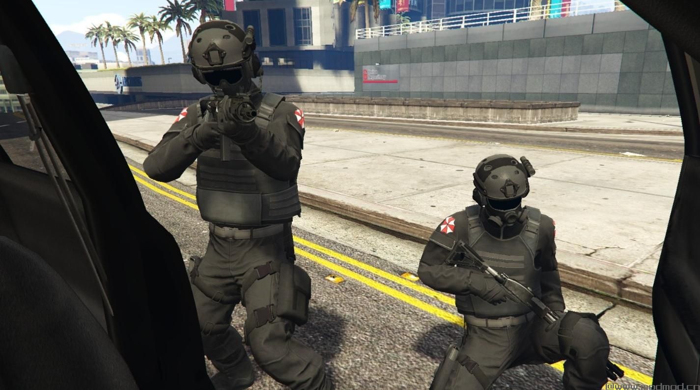 侠盗猎车手5MOD Umbrella Corps Soldier