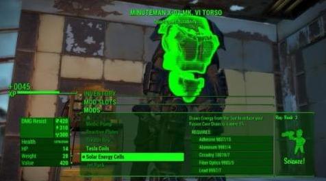 辐射4MOD 24094-太阳能动力甲&mdash;&mdash;Solar Power Armor