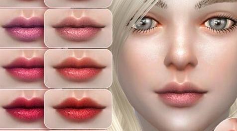 模拟人生4MOD S-Club LL ts4 Lip 201703-唇膏